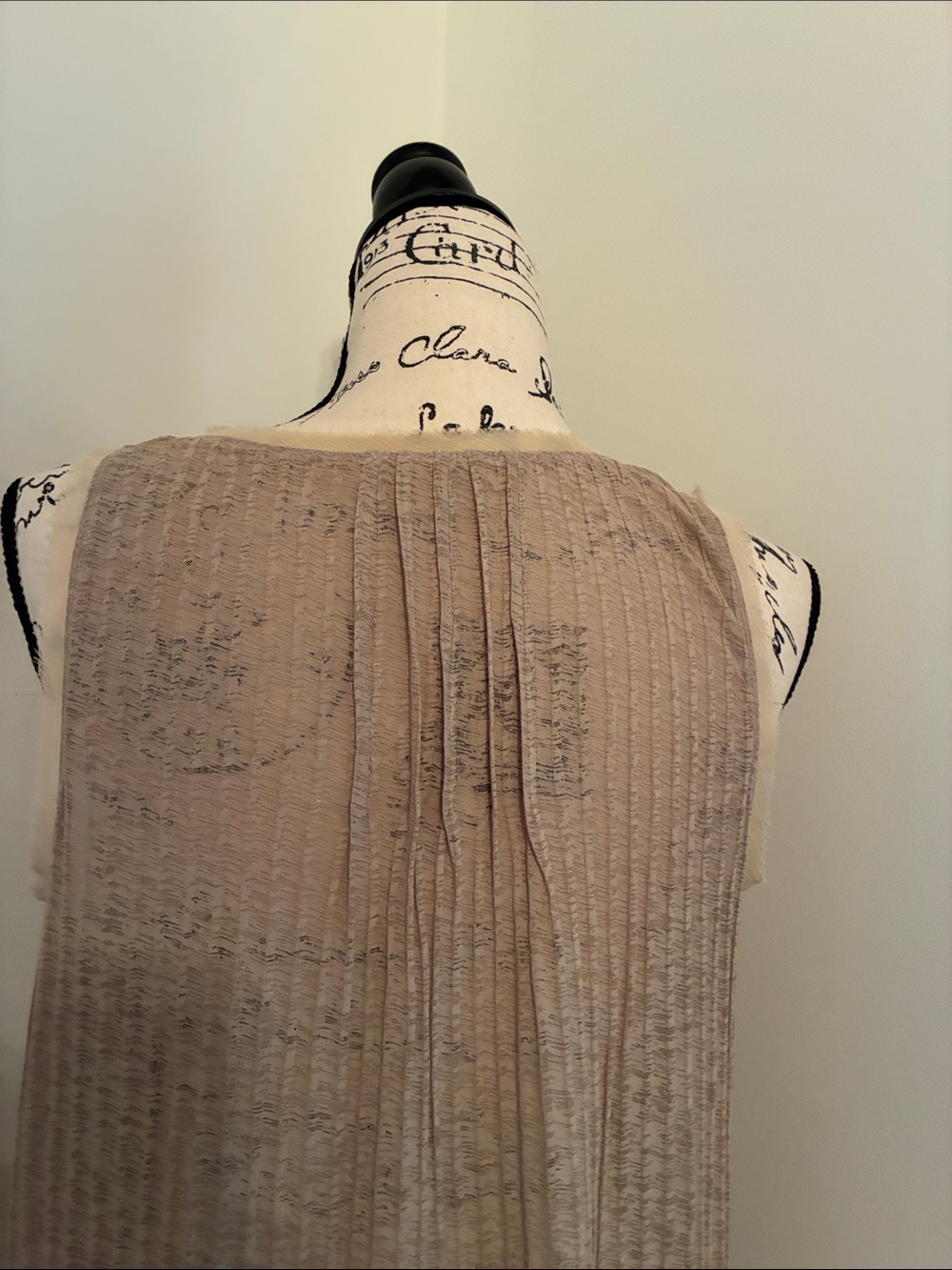 Mystree Taupe & Brown Sheer Tie-Front Tank Top - Picture 9 of 13